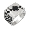 Design Poker Spades A Ring For Women