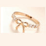 Imitation Bowknot Ring for Women