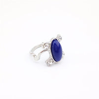 Silver Blue Stone Ring For Women - sparklingselections