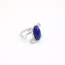 Silver Blue Stone Ring For Women