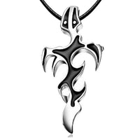 Alloy metal Flame Unisex Pendant Necklace