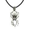 Titanium Stainless Steel Spider Body Skeleton Head Unisex Pendant Necklace