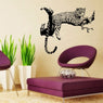 tiger Black PVC Wall Stickers for Home Decor