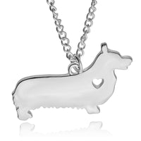 Corgi Necklace Welsh Corgi Dog Animal Pendant Necklace for Women