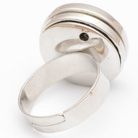 Button Shaped Ring for Women (NR4003)