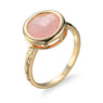 Natural Pink Stone Wedding Rings For Women