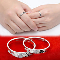 Silver Plated Dolphin Rhinestone Ring for Women (RING-0178)(Adjustable)