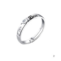 Silver Plated Dolphin Rhinestone Ring for Women (RING-0178)(Adjustable)