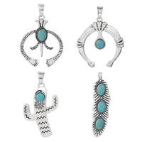 2Pcs Imation Stone Cactus Feather Pendant Necklace High Quality Engagement Wedding Women Jewelry - sparklingselections