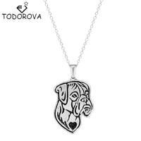 Hippie Chic Animal French Boho Dogs Pendant Necklace