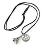 Eiffel Tower Beer Cap Shape Alloy Pendant Necklace for Women
