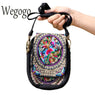 Women Shoulder Messenge Flowers Vintage Bag