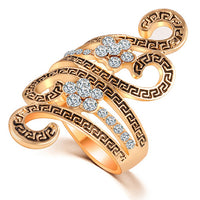 Antique Zircon Geometric Ring for Women (ARU9)