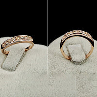 Classic Rose Rhinestone Wedding Ring for Women (368080)