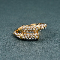 Gold Color Austrian Crystal Rings For Women (SRI150008)