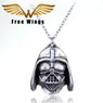 Zinc Alloy Wings Darth Link Chain Necklace For Men (2D38)
