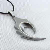 Geometric Titanium Steel Metal Pendant Necklace for Men