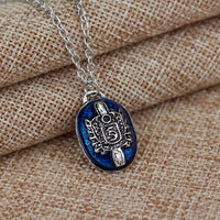 Blue Stone Pendant Necklace for Women