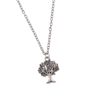 Tree Of Life Antique Silver Alloy Charm Pendant Necklace for Women (Ne298)