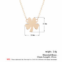 Four Leaf Clover Pendant Necklace for Women