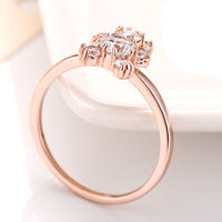 Shiny Rose Gold Austrian Crystal Zircon for Women