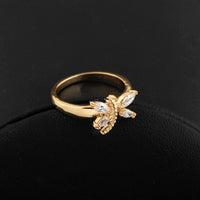 Zircon Dragonfly Jewelry Ring for Women