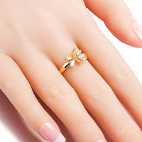 Zircon Dragonfly Jewelry Ring for Women