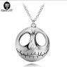 Vintage Pumpkin Prince Jack Face Pendant Necklace