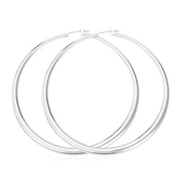 New Stylish 80mm Diameter Large Hoop Earrings - sparklingselections