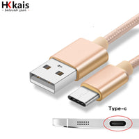 USB-C Nylon Line Fast Charging Cable For android mobile