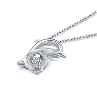 Dolphin Ball Animal Pendant Necklace - sparklingselections