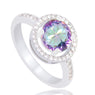 CZ Womens Exquisite Wedding Promise Ring For Women