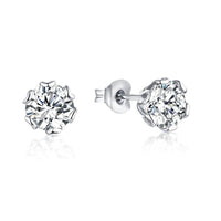 Crystal Silver Nice Earring For Woman - sparklingselections