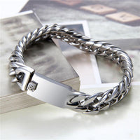 Men Stainless Steel Choker Bracelet - sparklingselections