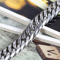 Men Stainless Steel Choker Bracelet - sparklingselections