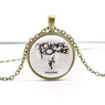 The Black Parade Album Art Picture Glass Gem  Pendant Necklace for Men