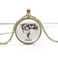 The Black Parade Album Art Picture Glass Gem  Pendant Necklace for Men