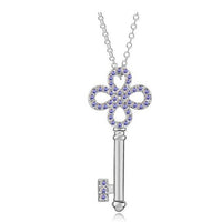 Fashion Flower Key Pendants Necklace - sparklingselections