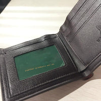 New Mens Leather Card Holder Pockets Wallet - sparklingselections