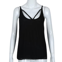 New Summer Chiffon Blouse  Women Sleeveless Tops - sparklingselections