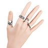 4 Pcs/Set Punk Style Midi Knuckle Ring for Women