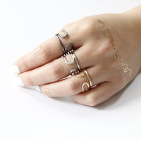 Exquisite Alloy Love Hollow Friendship Ring