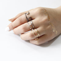 Exquisite Alloy Love Hollow Friendship Ring