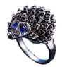 Hyperbolic Cute Hedgehog Animal Rings for Women