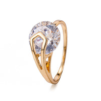 Big Crystal Stone Zircon Wedding Ring for Women