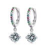 Shining Rhinestones Princess Consort Wedding Earrings For Women