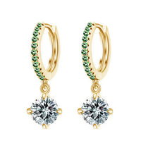 Shining Rhinestones Princess Consort Wedding Earrings For Women