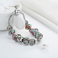 Colorful Murano Glass Beads Bracelet Bangles for Women