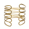 Punk Gold Arm Cuff Bangle Bracelet For Women