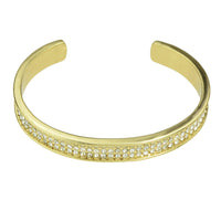 Full Rhinestone Open Cuff Bracelet Bangles for Women